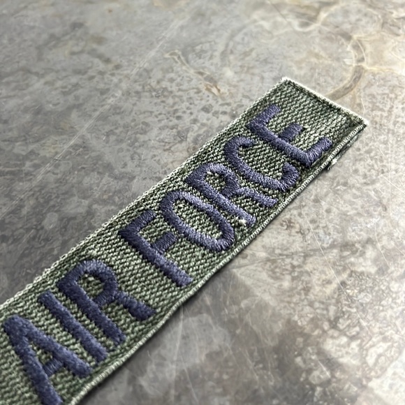 U.S. AIR FORCE embroidered tape patch - Vintage - Picture 4 of 10